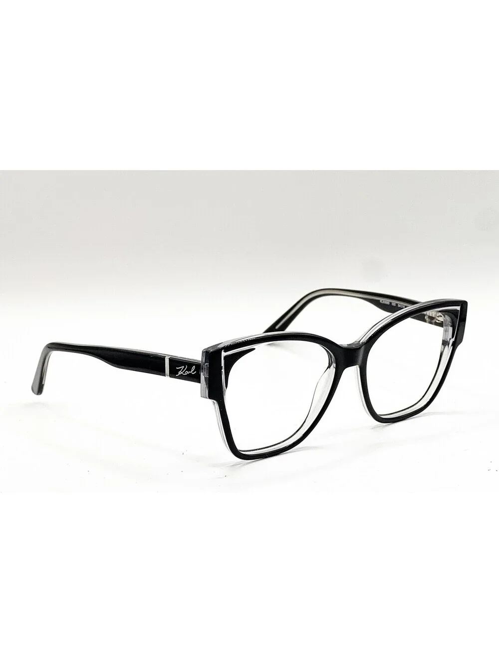 Karl Lagerfeld KL6069S 005 Black Crystal Cat Eye Authentic Eyeglass Frames 54-16